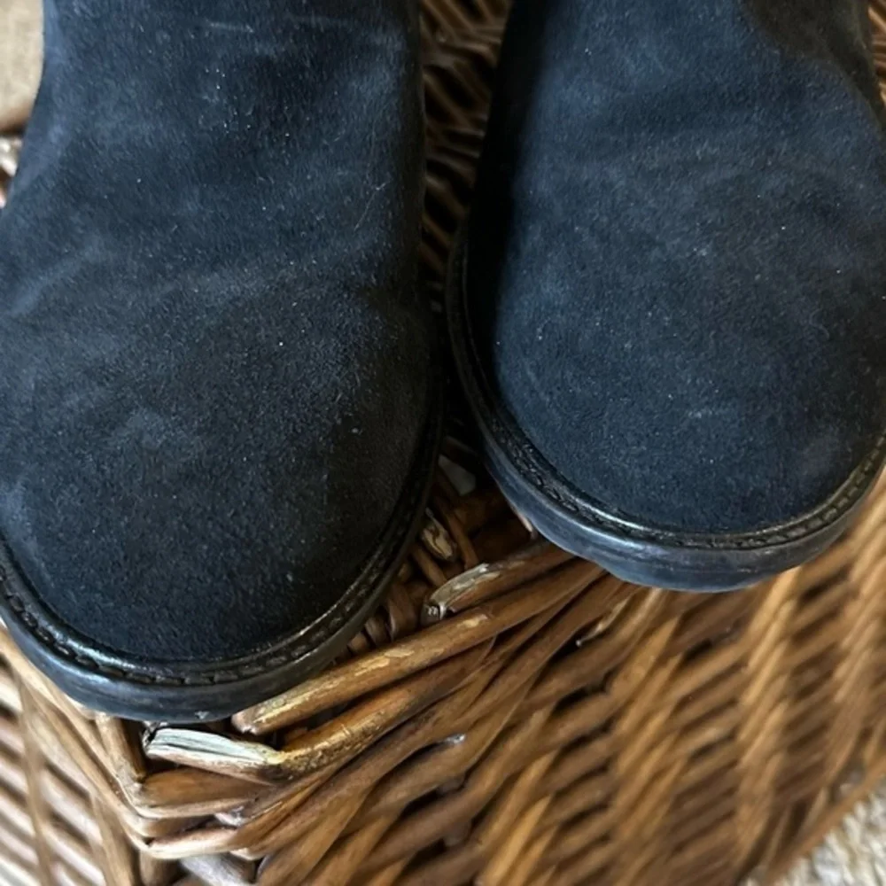 Lacoste suede wedge booties EUC SIZE 8.5